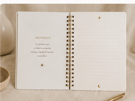 Libreta Ideas Sueños Propósito - Interior